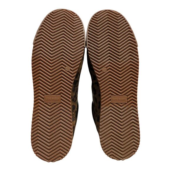 Steve Madden Women's Retro-Inspired Suede Lace-Up Sneaker - Leopard - Picture 6 of 6